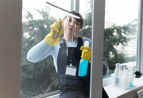 Nettoyage de vitres intérieures et extérieures à Mauprévoir